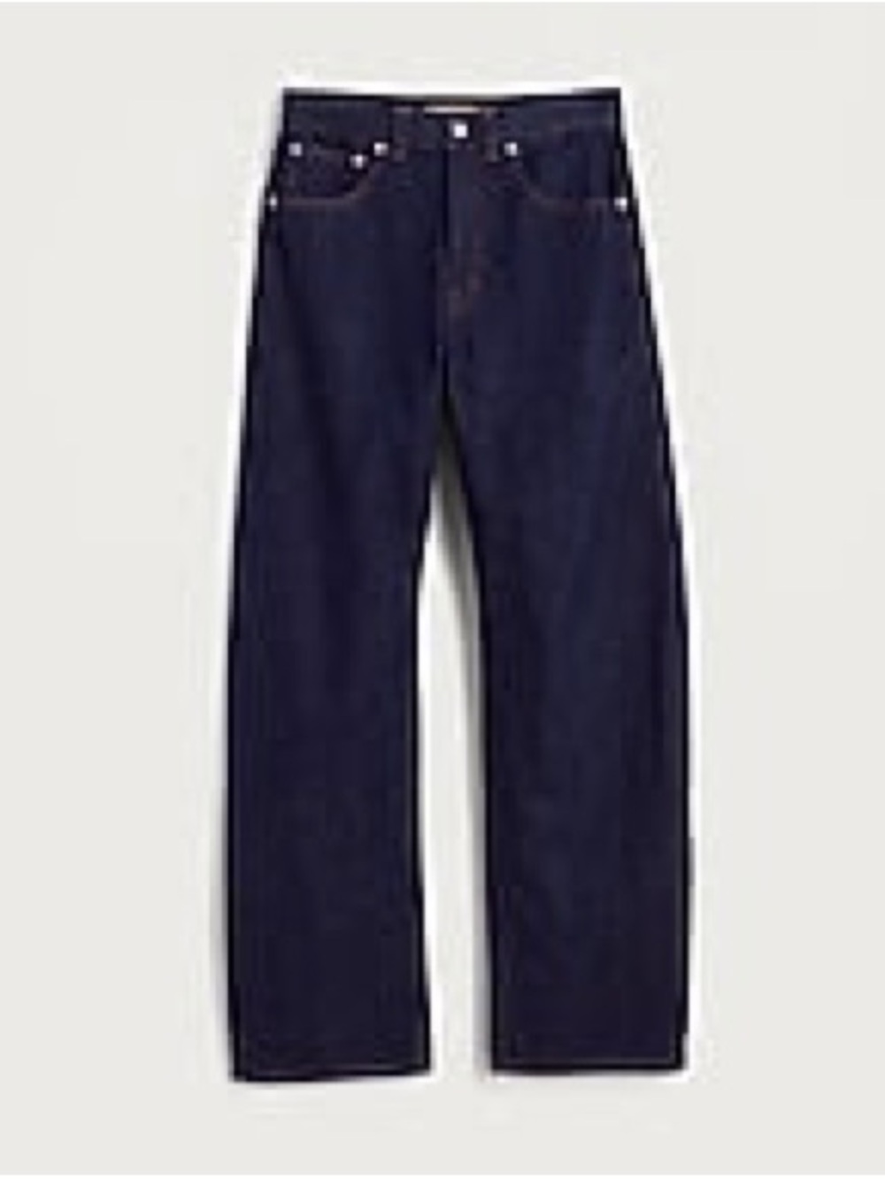 Madewell Dark Indigo Straight Jeans
